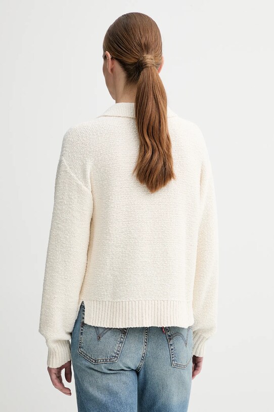 Oblečení Svetr Levi's SATELLITE POLO SWEATER 0012N béžová