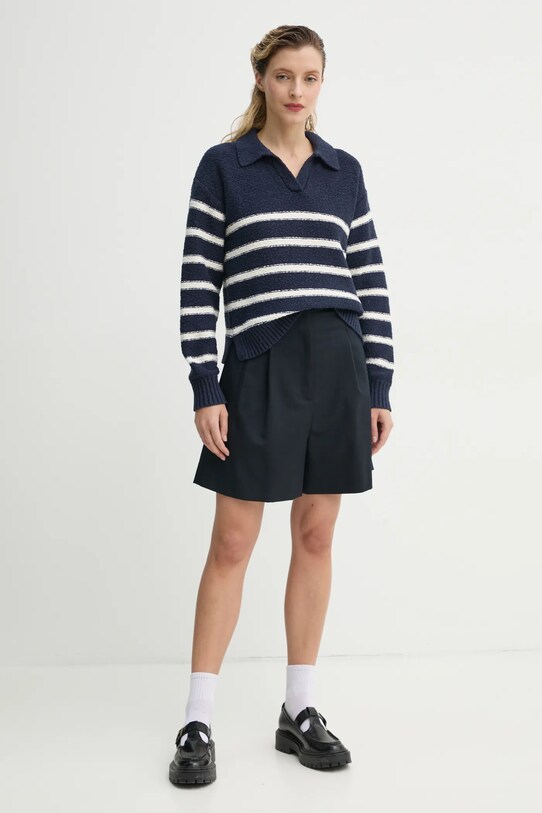 Levi's pulover SATELLITE POLO SWEATER 0012N bleumarin SS25