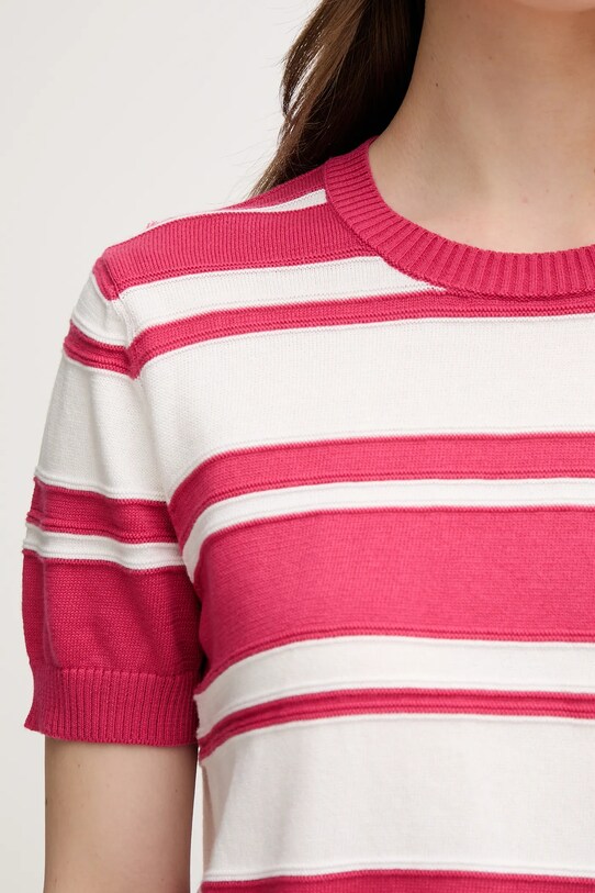 United Colors of Benetton sweter bawełniany 1294E10D0 różowy