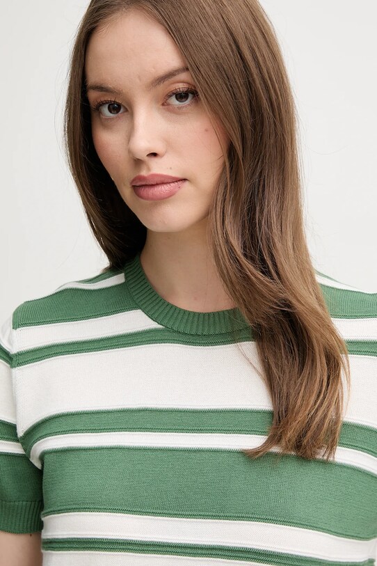 Bavlněný svetr United Colors of Benetton zelená 1294E10D0