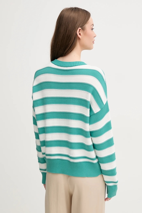Oblečení Bavlněný svetr United Colors of Benetton 1494E10CW tyrkysová