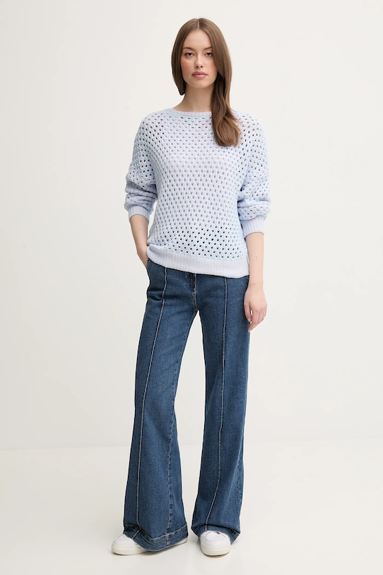 Светр United Colors of Benetton 1194E10D9 блакитний SS25