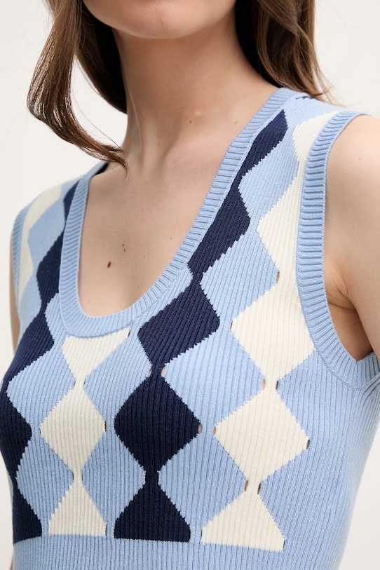 Telovnik United Colors of Benetton modra 124ME10DI