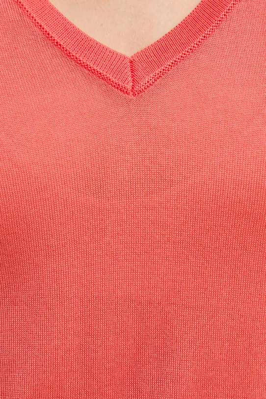 United Colors of Benetton t-shirt 103VD402U pomarańczowy