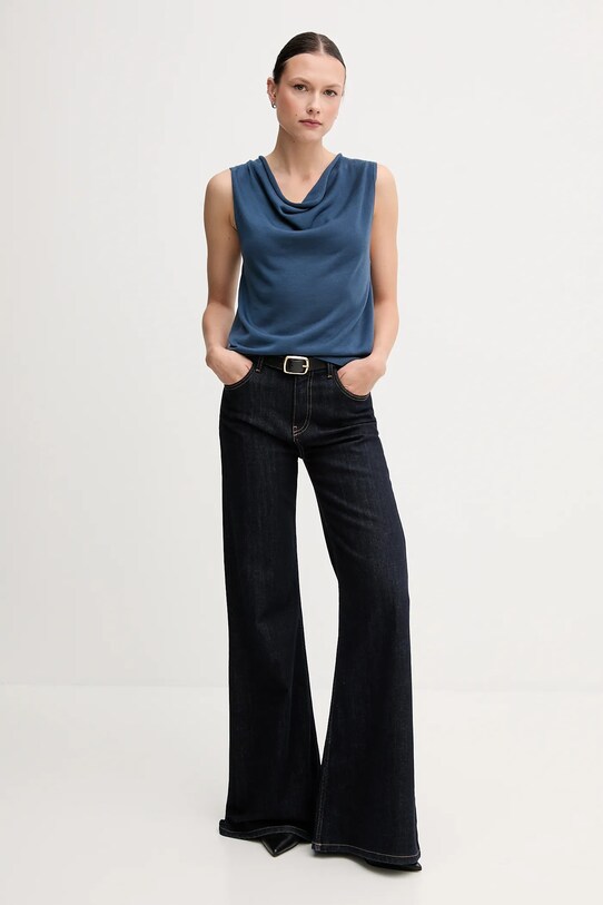 Top United Colors of Benetton 123VD10DD modrá SS25