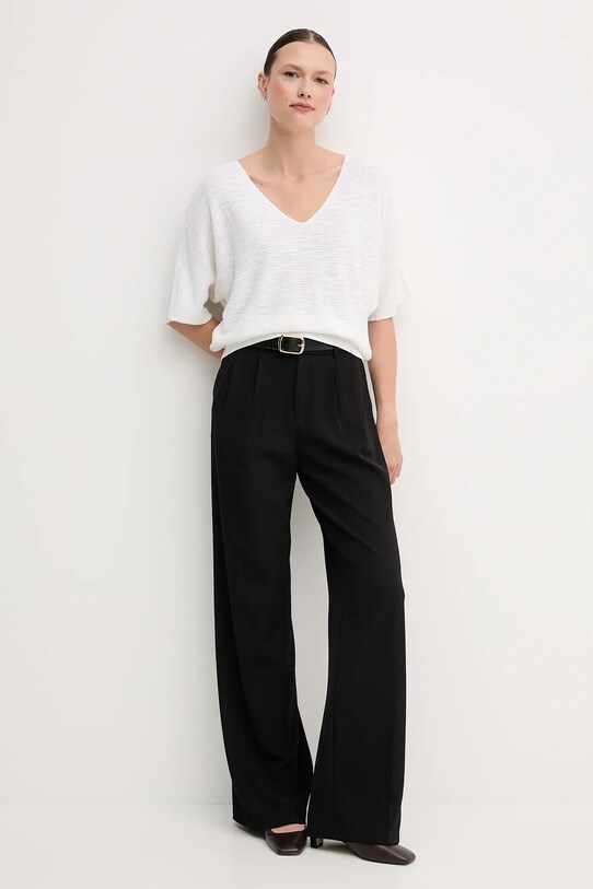 Светр з домішкою льону United Colors of Benetton 115GD10CS бежевий SS25
