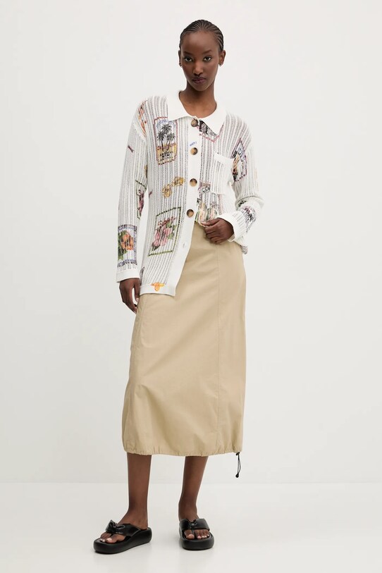 Desigual kardigan BASSEL 25SWJF35 biały SS25