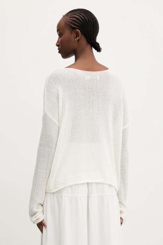 Odzież Desigual sweter RIBE 25SWJF16 beżowy