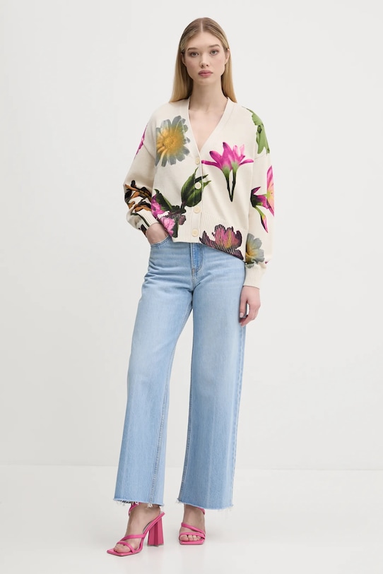 Desigual cardigan VANIA 25SWJF34 bej SS25