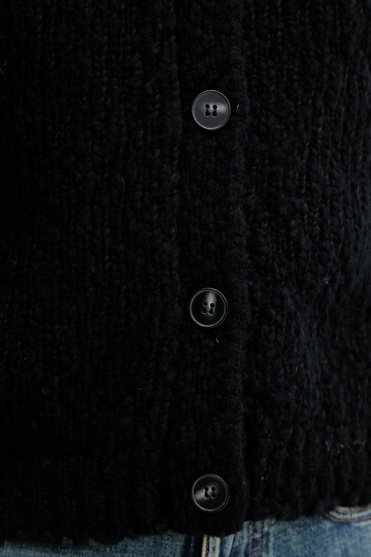 Шерстяной кардиган Samsoe Samsoe Sameryem F24400084 чёрный