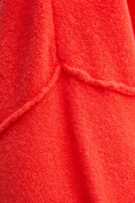 American Vintage sweter z domieszką wełny DAM225E25 czerwony