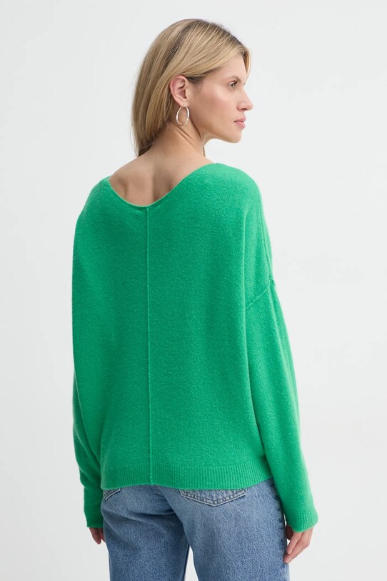 Îmbrăcăminte American Vintage pulover din amestec de lana DAM225E25 verde