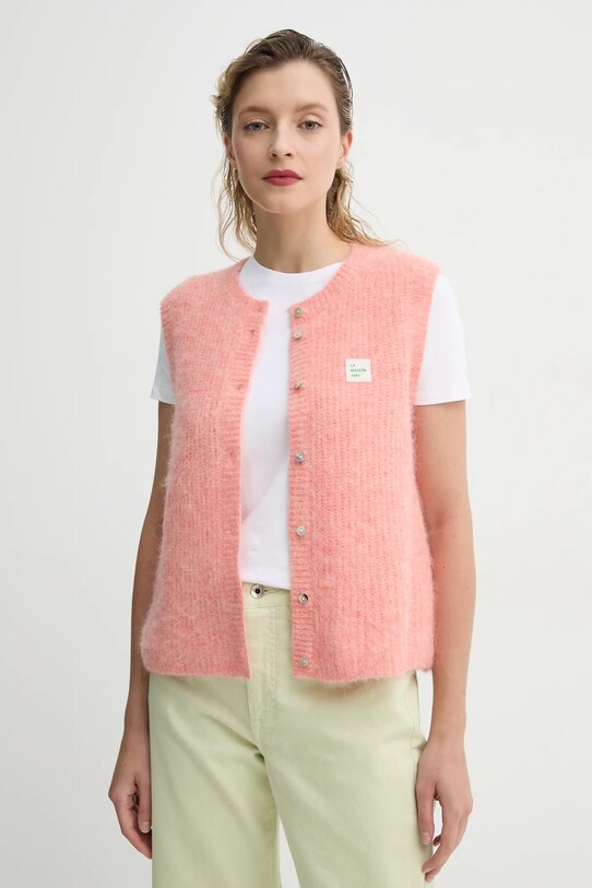 Свитер American Vintage с добавлением шерсти оранжевый EAST19MCE25