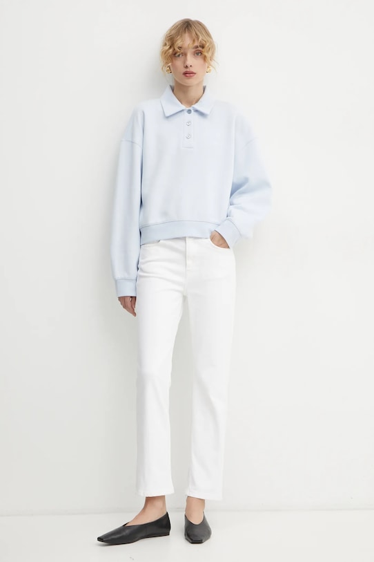 Filippa K bluza 31369.FK albastru SS25