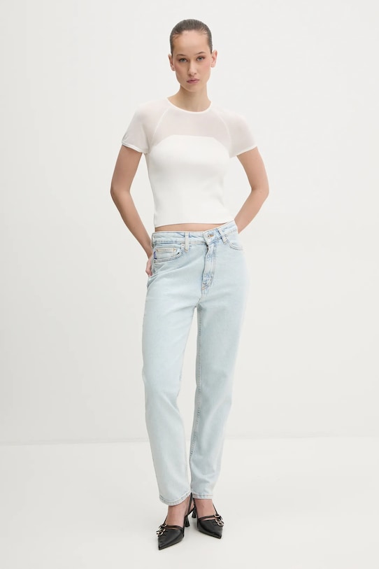 Блузка HUGO 50538232 бежевый SS25