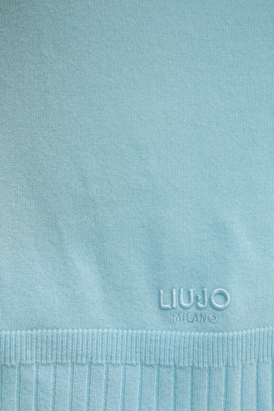 Liu Jo sweter wełniany TA5078.MS026 niebieski