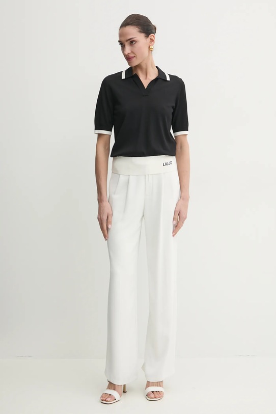 Pulover Liu Jo TA5093.MS022 crna SS25