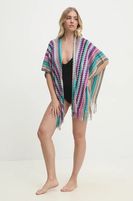 Пляжна накидка Missoni 5P2SVMD9973 бірюзовий SS25