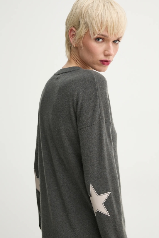 ZADIG&VOLTAIRE sweter kaszmirowy szary KWSW00064.35