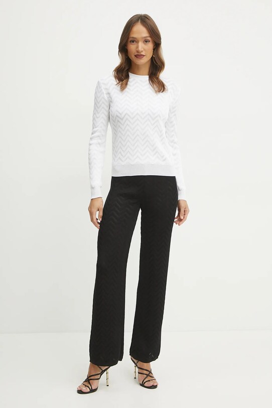 Пуловер Missoni DS25SN09.BK044U бял SS25