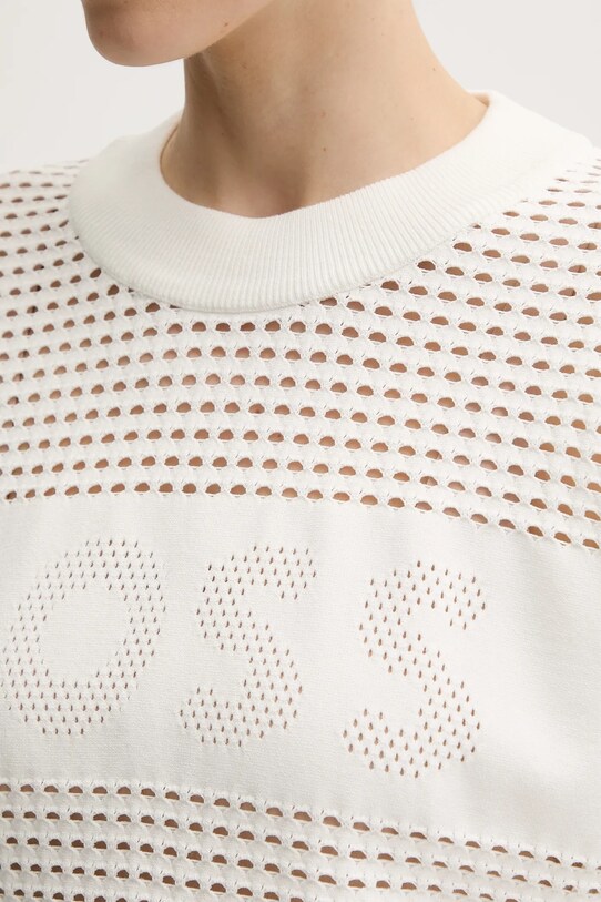 Πουλόβερ BOSS Orange 50510202 μπεζ