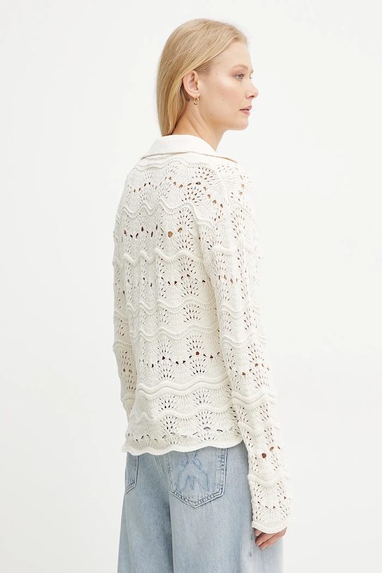 Odzież BOSS Orange sweter 50537850 beżowy