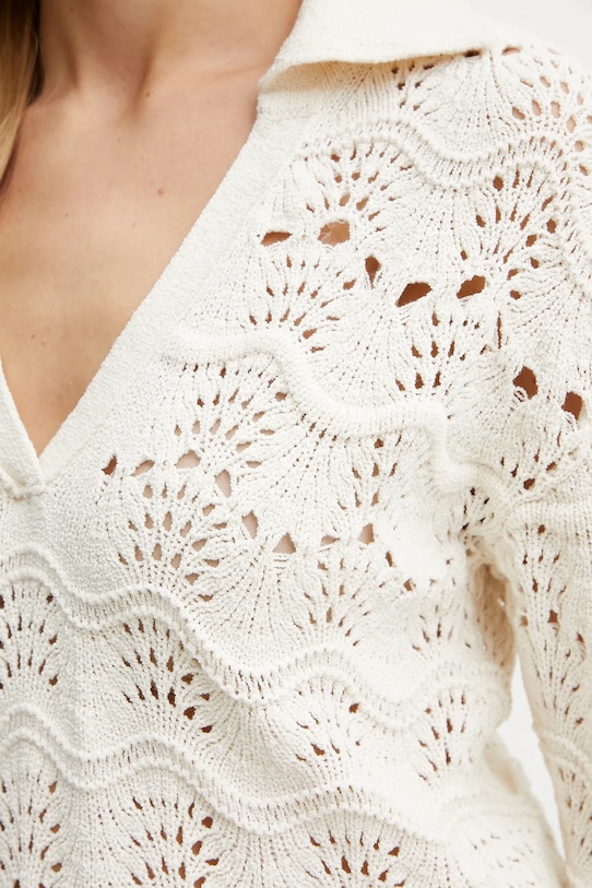 BOSS Orange sweter 50537850 beżowy