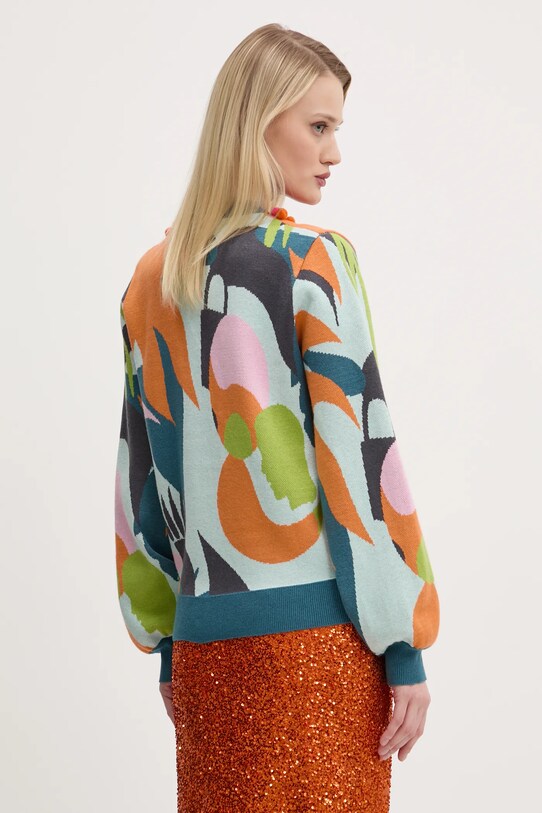 Одяг Джемпер Never Fully Dressed Balearic Forrest NFDKN573 бірюзовий