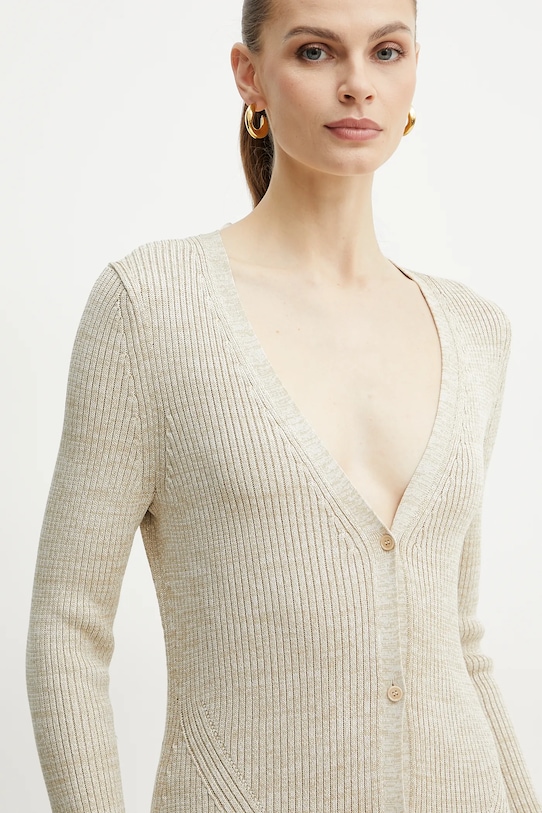 Kardigán BOSS béžová 50534146