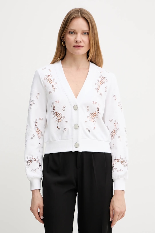 Guess kardigan pozostałe biały W5GQ11.KCWY1