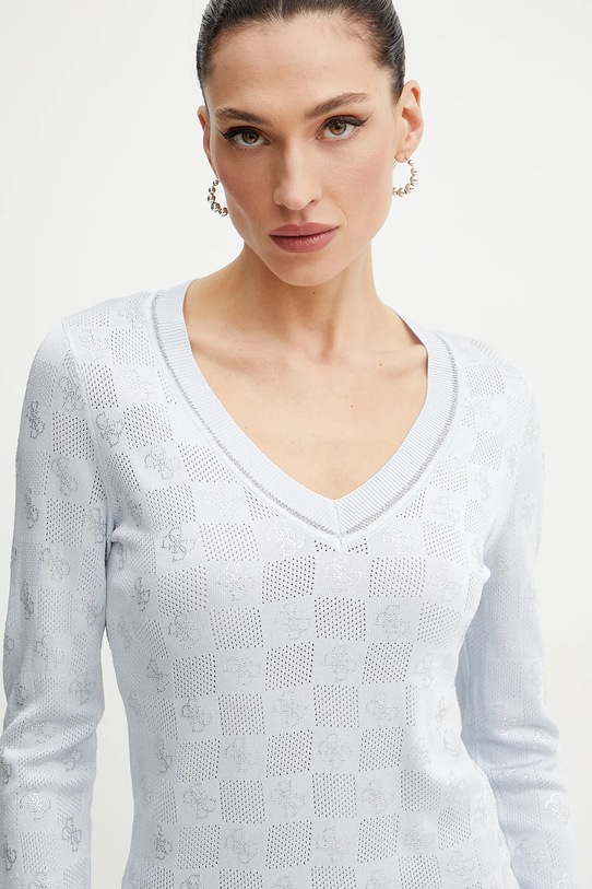 Guess pulover ROSIE albastru W5GR07.Z3D60