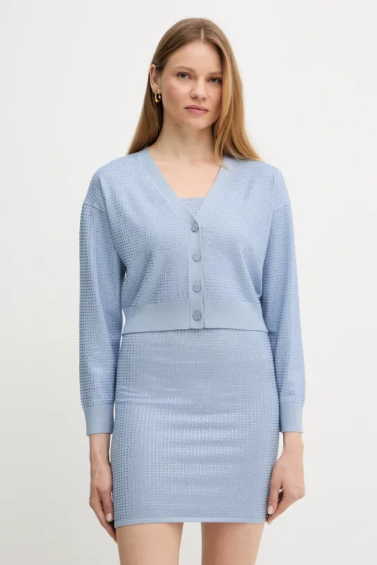 Guess kardigan KHLOE pozostałe niebieski W5GR08.Z3MN2