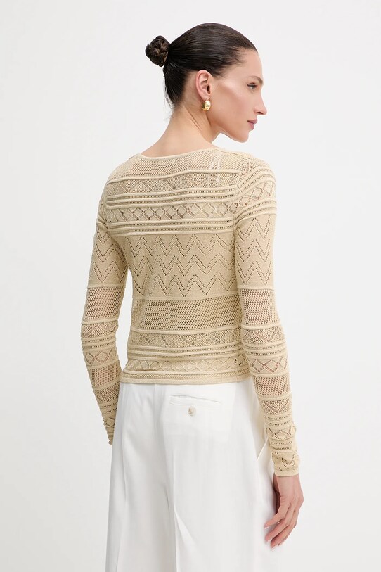 Odzież Guess kardigan NELLIE W5GR15.Z3E22 beżowy