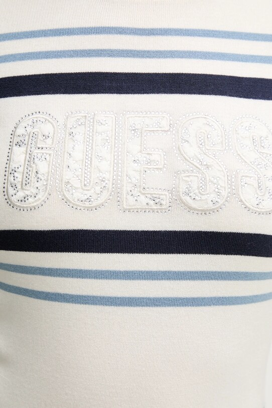 Guess sweter PARIS W5GR18.Z2NQ2 beżowy