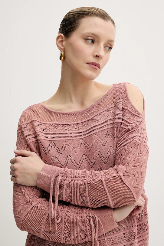 Pulover Guess NELLIE W5GR21.Z3E22 oranžna