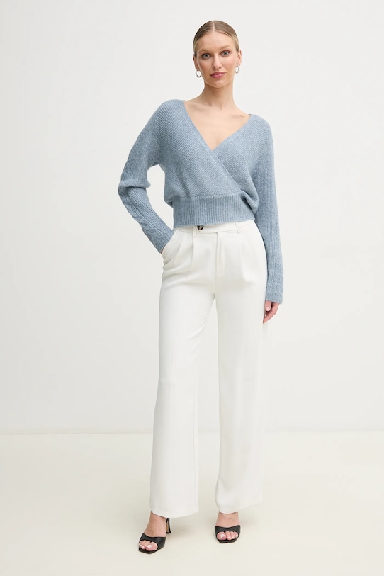 Guess sweter z domieszką wełny KELLIE W5GR29.Z3LG0 niebieski SS25