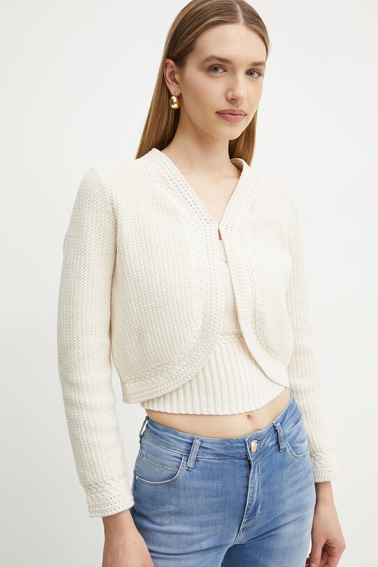 Guess kardigan ERYNN beżowy W5GR33.Z3M00