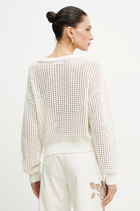 Oblečení Bavlněný kardigan Guess SAGE W5GR44.Z3C71 béžová