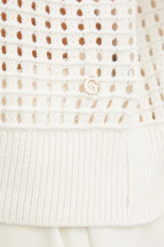 Bavlněný kardigan Guess SAGE W5GR44.Z3C71 béžová