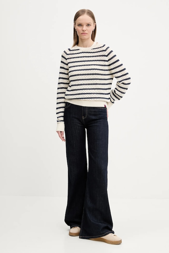 Superdry maglione in cotone W6110620A.E1P beige SS25