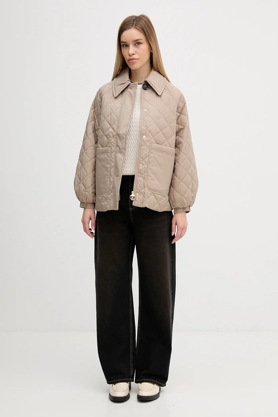 Tommy Hilfiger sweter bawełniany WW0WW44993 beżowy AW25