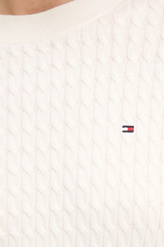 Tommy Hilfiger sweter bawełniany WW0WW44993 beżowy