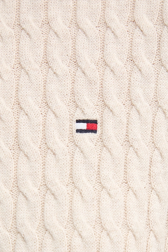 Tommy Hilfiger sweter bawełniany WW0WW44993 beżowy