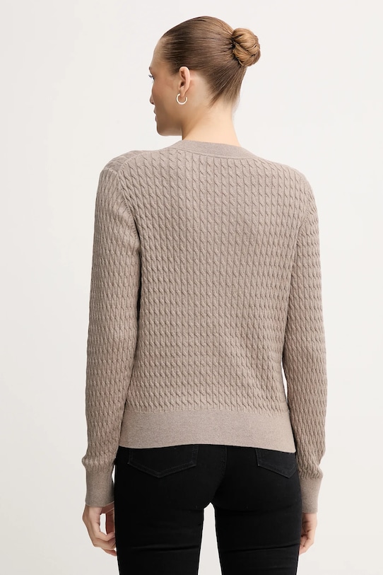Odzież Tommy Hilfiger sweter bawełniany WW0WW44993 beżowy