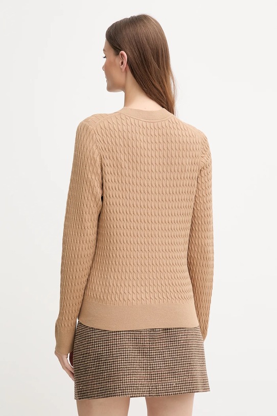 Odzież Tommy Hilfiger sweter bawełniany WW0WW44993 zielony