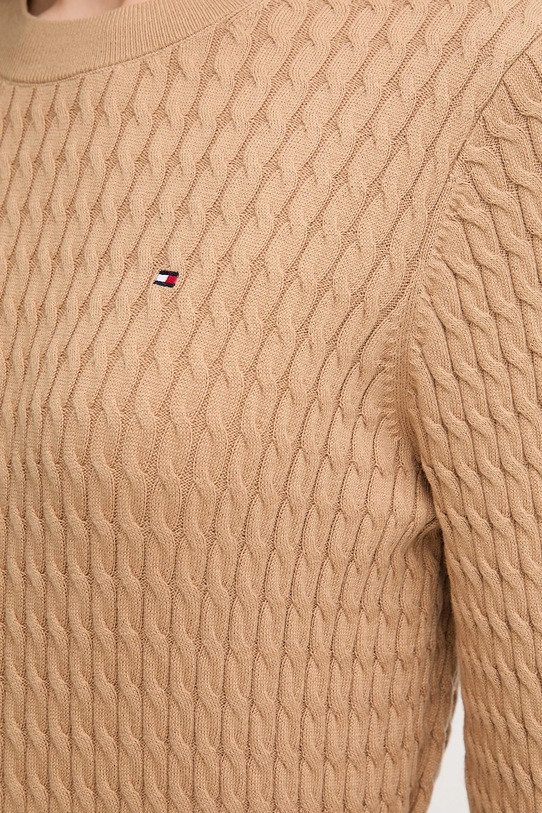 Tommy Hilfiger sweter bawełniany WW0WW44993 zielony