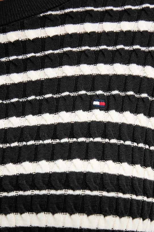 Tommy Hilfiger sweter bawełniany WW0WW44993 czarny