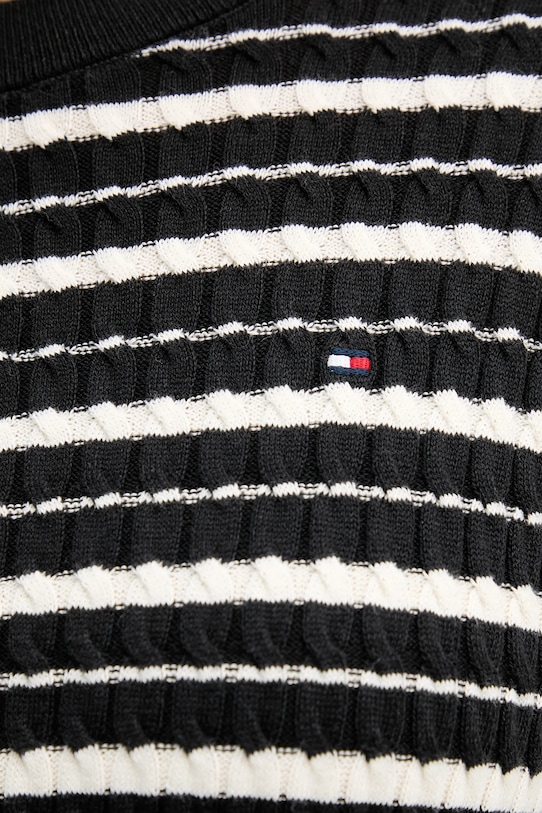 Bombažen pulover Tommy Hilfiger WW0WW44993 črna