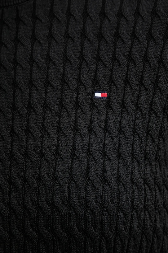 Tommy Hilfiger sweter bawełniany WW0WW44993 czarny