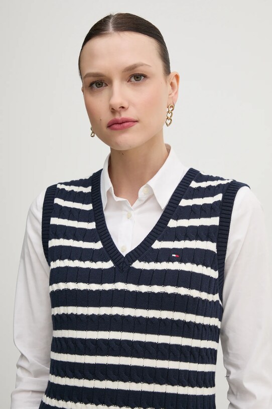 Tommy Hilfiger pulover bleumarin WW0WW45220